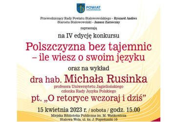 Stalowa Wola: Weź udział w konkursie POLSZCZYZNA BEZ TAJEMNIC