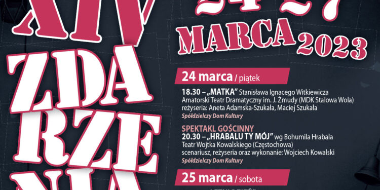 Stalowa Wola: Dziś startują Zdarzenia Teatralne