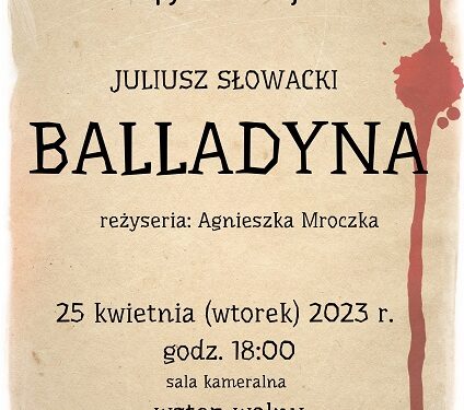 Tarnobrzeg. Balladyna i Alina na scenie TDK.
