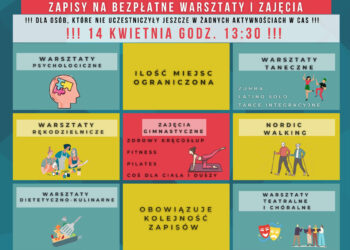 Stalowa Wola: W piątek zapisy na kolejny cykl bezpłatnych zajęć dla seniorów w CAS