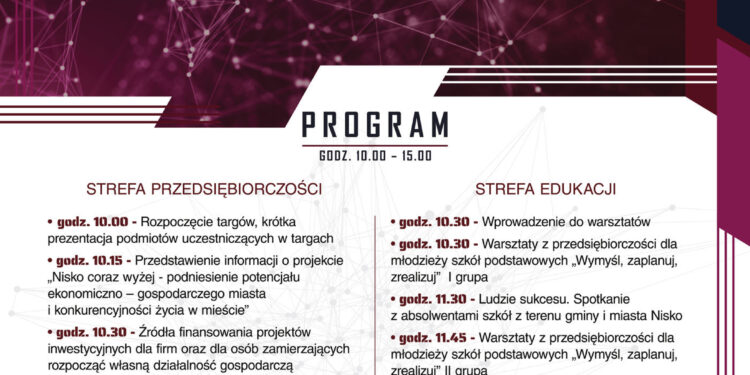 Nisko: Targi kariery dla uczniów, przedsiębiorców i osób poszukujących pracy
