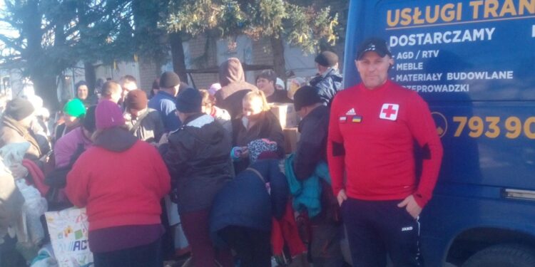 Rozmowa z Piotrem Gamracym z Chorzelowa o pomocy humanitarnej dla Ukrainy