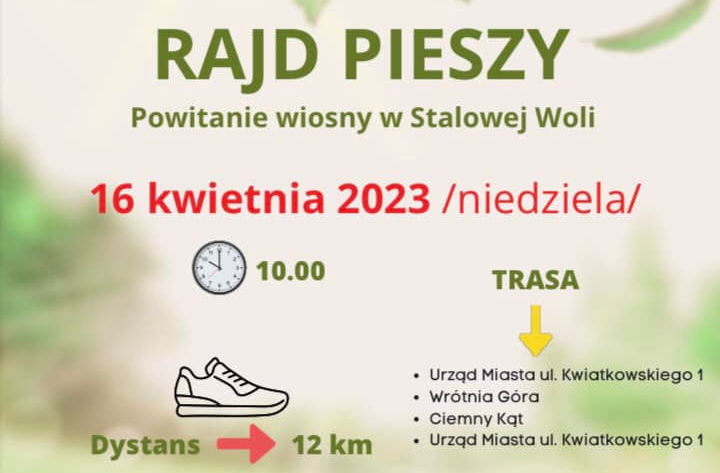 Stalowa Wola W Niedzielę Rajd Pieszy Na Powitanie Wiosny Radio Leliwa 3465