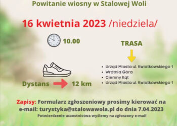 Stalowa Wola: Rajd pieszy na powitanie wiosny.
