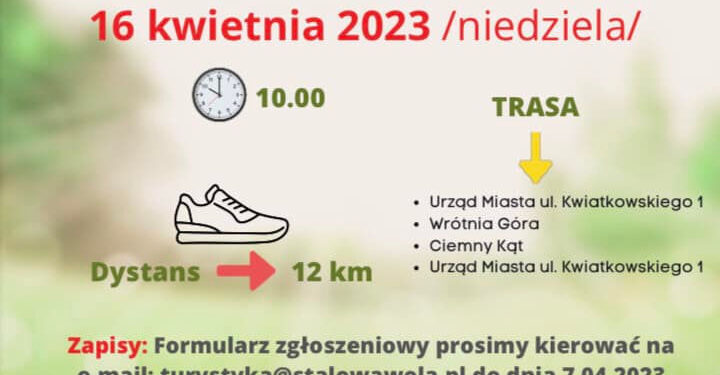 Stalowa Wola: Rajd pieszy na powitanie wiosny.