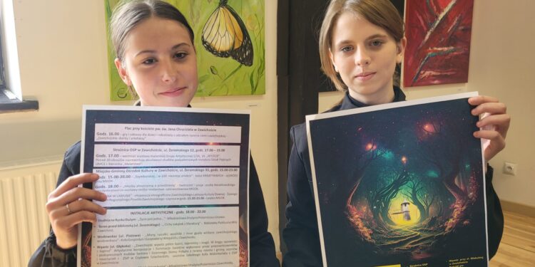 Zawichost: Wiosenna burza przy starej studni.