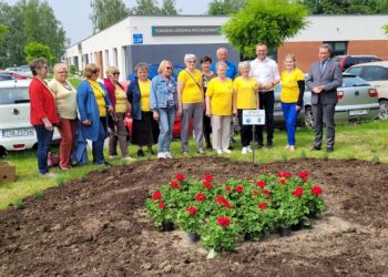 Sandomierz: Skwer Amazonek wyrazem wdzięczności dla personelu medycznego.