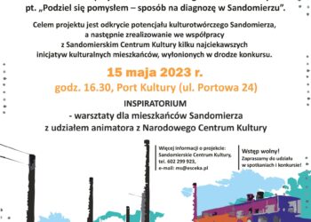 Sandomierz: „Inspiratorium” – warsztaty dla mieszkańców.