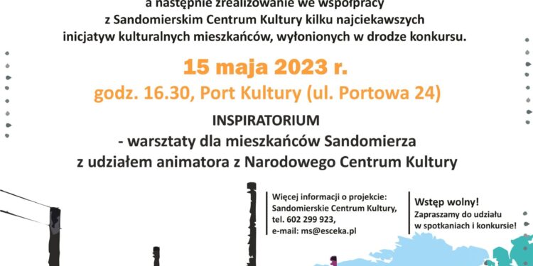 Sandomierz: „Inspiratorium” – warsztaty dla mieszkańców.