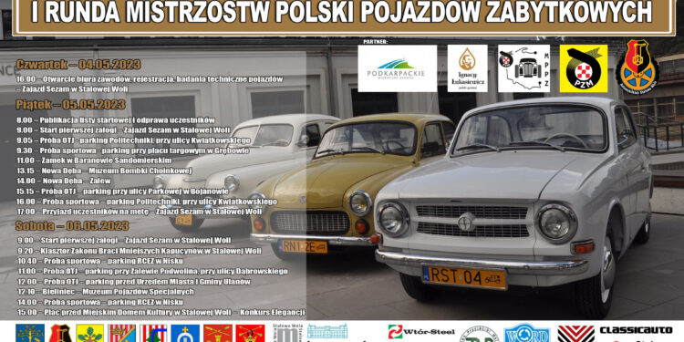 Stalowa Wola: Od piątku startują Mistrzostwa Polski Pojazdów Zabytkowych