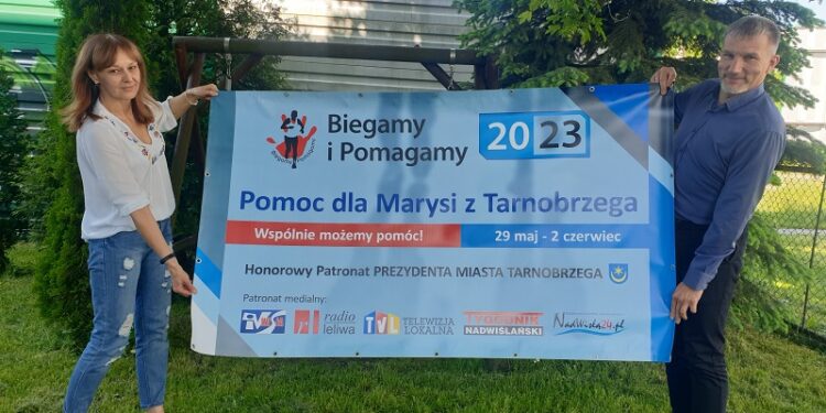 Tarnobrzeg. Biegamy i pomagamy Marysi.