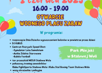 Stalowa Wola: Miejski Dzień Dziecka  w Paru Miejskim z otwarciem Wodnego Placu Zabaw