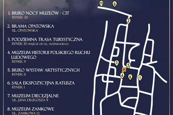 Sandomierz: Sandomierska Noc Muzeów 13 maja.