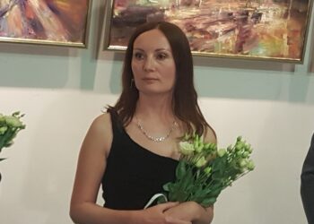 Tarnobrzeg. Wernisaż wystawy obrazów autorstwa Marty Lipowskiej.