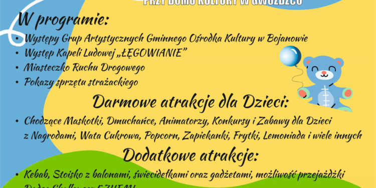 Gwoździec: Gminny Dzień Dziecka w Gwoźdżcu