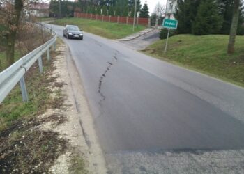 Przecław: Poprawa osuwiska w Podolu