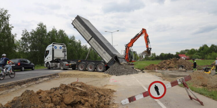 Mielec: Trwają prace budowlane