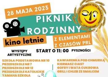 Tarnobrzeg. Piknik rodzinny z elementami  z czasów PRL.