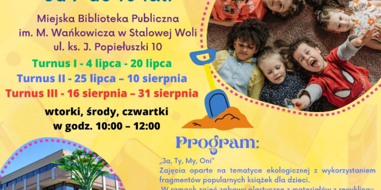 Stalowa Wola: Wakacje dla dzieci w stalowowolskiej MBP