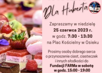 Osiek: W niedzielę kiermasz wypieków dla Huberta Grygiela.