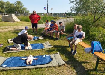Tarnobrzeg. Teoria, praktyka, relaks. Spotkanie w ramach projektu „Jestem świadomy, jestem bezpieczny”.