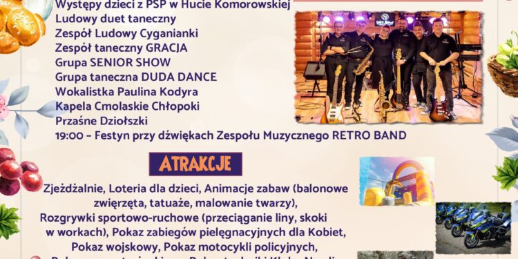 Huta Komorowska: Piknik „Dworskie Hulanki” i 10-lecie KGW „Dworzanki”.