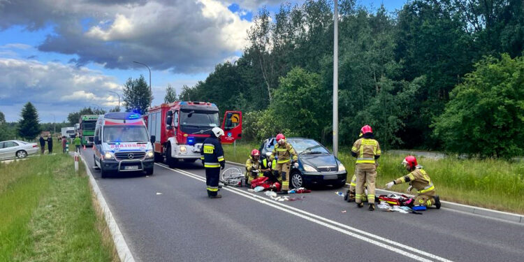 Tarnobrzeg. Rowerzysta potrącony na obwodnicy