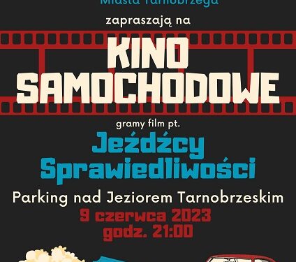 Tarnobrzeg. Kino samochodowe.