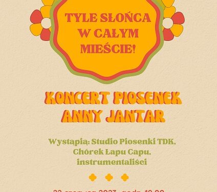 Tarnobrzeg. Piosenki Anny Jantar w TDK.