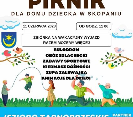 Tarnobrzeg. Charytatywny piknik dla Domu Dziecka w Skopaniu.