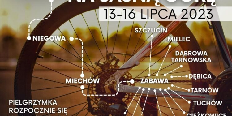 Mielec: Zapraszamy na Rowerową Pielgrzymkę  do Częstochowy