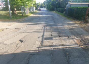 Tarnobrzeg. Remont ulicy Ferdynanda Rusinowskiego.