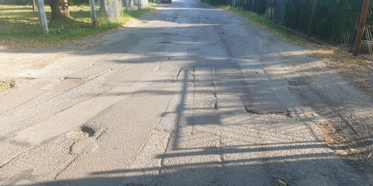 Tarnobrzeg. Remont ulicy Ferdynanda Rusinowskiego.