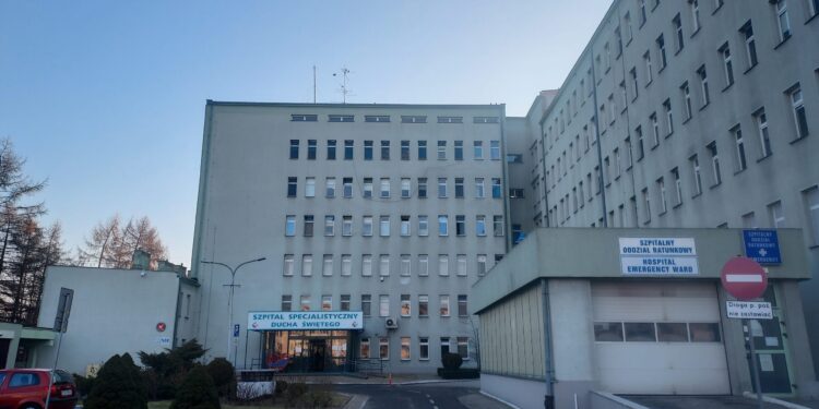 Sandomierz: Postępują prace remontowe w szpitalu.