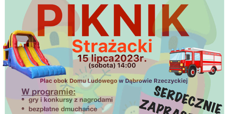 Dąbrowa Rzeczycka: W tę sobotę Piknik Strażacki