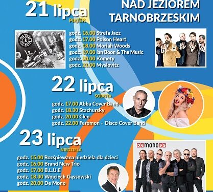 Dni Tarnobrzega nad Jeziorem Tarnobrzeskim. W piątek scena alternatywna