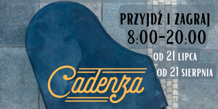 Stalowa Wola: Mobilny fortepian na rynku w Rozwadowie.