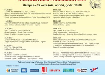 Stalowa Wola: dziś o 19 inauguracja Festiwalu Muzyczny Stalowa Wola – Rozwadów