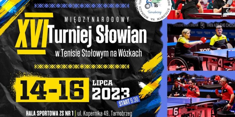 Tarnobrzeg. Międzynarodowy XVI Turniej Słowian w Tenisie Stołowym na Wózkach.