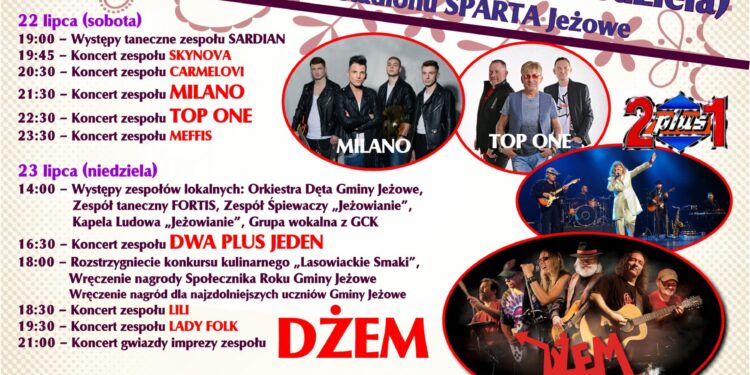 Jeżowe: Wakacjonalia 2023.