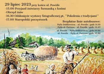 Sandomierz: „Staropolskie żniwa w Nadbrzeziu” – pokaz obrzędowy.