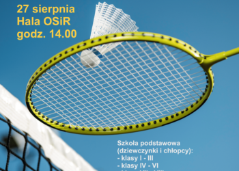 Staszów: Wakacyjny Turniej Badmintona