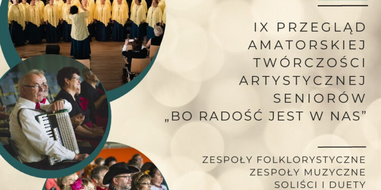 Stalowa Wola: Ruszyły zapisy do przeglądu artystycznego seniorów BO RADOŚĆ JEST W NAS