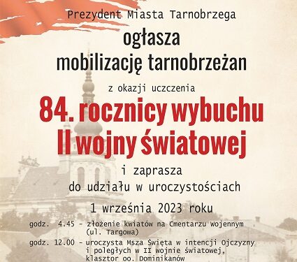 Tarnobrzeg. W rocznice wybuchu II wojny światowej