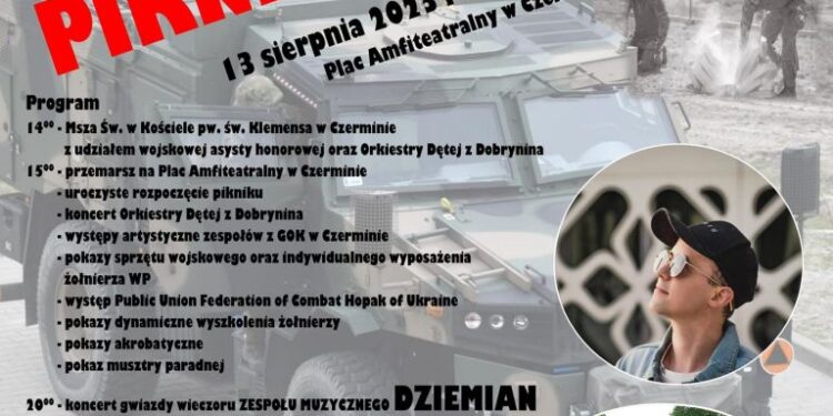 Czermin: Piknik militarny.