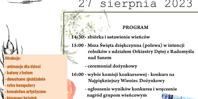 Antoniów: Dożynki gminy Radomyśl nad Sanem.