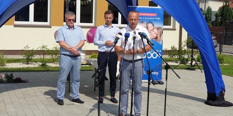 Baranów Sandomierski.  Mówili o polityce prorodzinnej.