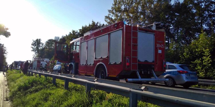 Siedleszczany: Zablokowana droga.