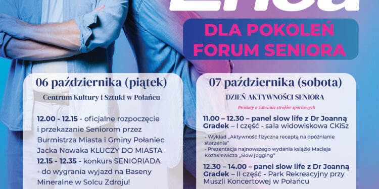 Połaniec: Enea dla Pokoleń – Forum Seniora – w tym roku dwudniowe!