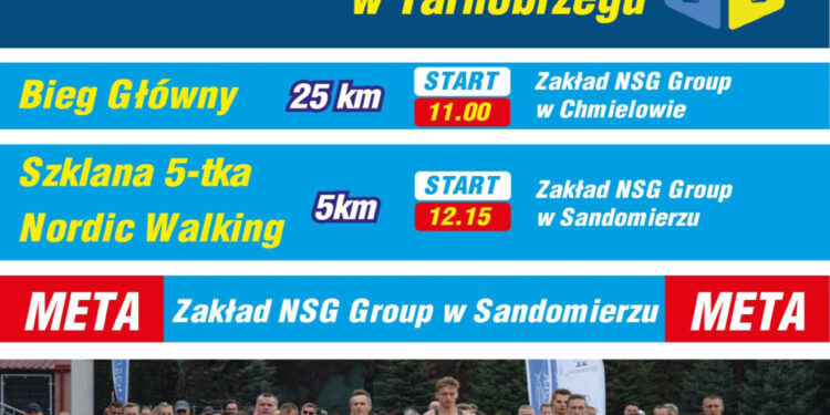 Tarnobrzeg/Sandomierz: W niedzielę 24 września V Bieg Szklarski